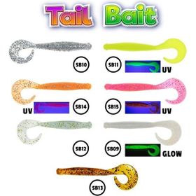Fujin Tail Bait 105 mm SB10 Silikon Balık