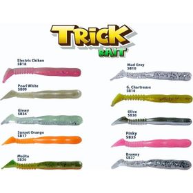 Fujin Trick Bait 09 cm Silikon Balık Sunset Orange Yem