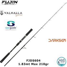 Fujin Valhalla Darksea FJDS604 1.83 m 210 gr S 2 Parça Jigging Kamış