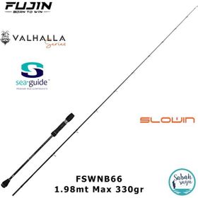Fujin Valhalla Slowin FSWNB66 1.98 m 330 gr S 2 Parça Tetikli Jigging Kamış