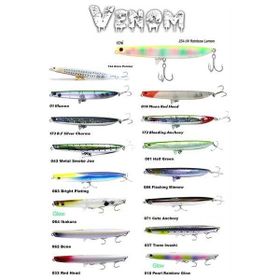 Fujin Venom 120 mm 20 gr Su Üstü 018 Pearl Rainbow Glow Maket Balık