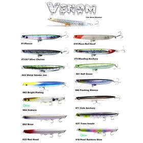 Fujin Venom 120 mm 20 gr Su Üstü 019 Moon Red Head Maket Balık
