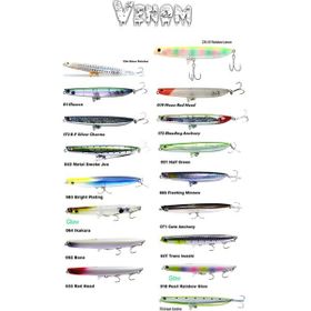 Fujin Venom 120 mm 20 gr Su Üstü 043 Metal Smoke Joe Maket Balık