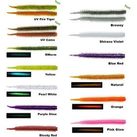 Fujin Yummy Sandworm 7 cm LRF Silikonu Blue Red Yem