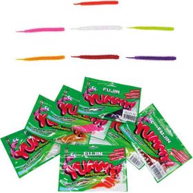 Fujin Yummy Sandworm 7 cm LRF Silikonu Natural Yem