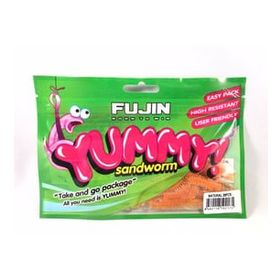 Fujin Yummy Sandworm 7 cm LRF Silikonu Natural Yem