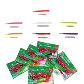 Fujin Yummy Sandworm 7 cm LRF Silikonu Natural Yem