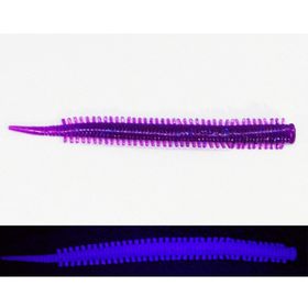 Fujin Yummy Sandworm 7 cm LRF Silikonu Purple Glow Yem