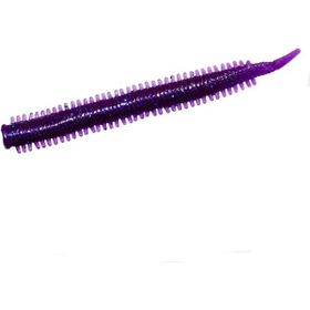 Fujin Yummy Sandworm 7 cm LRF Silikonu Purple Glow Yem