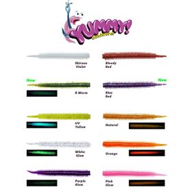 Fujin Yummy Sandworm 7 cm Shirasu Violet LRF Silikonu