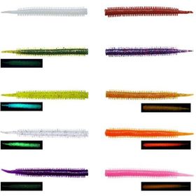 Fujin Yummy Sandworm 7 cm Shirasu Violet LRF Silikonu