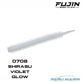 Fujin Yummy Sandworm Shirasu Violet Glow 7 cm Silikon Yem
