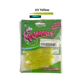 Fujin Yummy Sandworm UV Yellow 7 cm 20 Adet LRF Silikonu