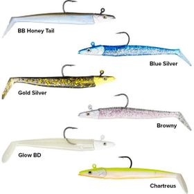 Fujin Zand Eel 11 cm 7 gr - 14 gr BB Honey Tail Double Body Head Silikon Balık