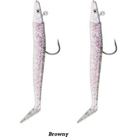 Fujin Zand EEL 11 cm 7 gr - 14 gr Browny Double Body Head Silikon Balık