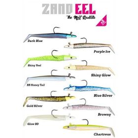 Fujin Zand EEL 11 cm 7 gr - 14 gr Browny Double Body Head Silikon Balık