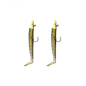 Fujin Zand EEL 11 cm 7 gr - 14 gr Gold Silver Double Body Head Silikon Balık