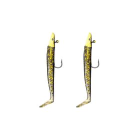 Fujin Zand EEL 11 cm 7 gr - 14 gr Gold Silver Double Body Head Silikon Balık