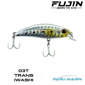 Fujin Ziggy 50 mm 03T Trans Iwashi LRF Maket Balık