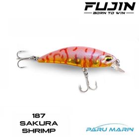 Fujin Ziggy 50 mm 187 Sakura Shrimp LRF Maket Balık
