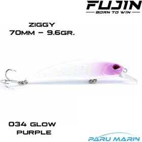 Fujin Ziggy 50 mm 3.6 gr Lrf 034 Glow Purple Maket Balık