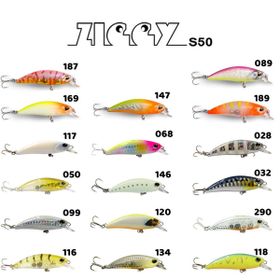 Fujin Ziggy 50 mm 3.6 gr Lrf 187 Sakura Shrimp Maket Balık
