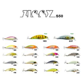 Fujin Ziggy 50 mm 3.6 gr Lrf 187 Sakura Shrimp Maket Balık