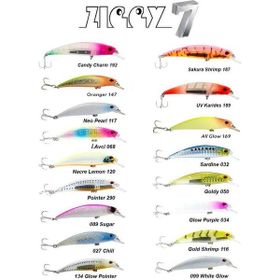 Fujin Ziggy7 70 mm 9.6 gr Sinking Lrf 034 Glow Purple Maket Balık