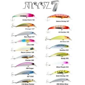 Fujin Ziggy7 70 mm 9.6 gr Sinking Lrf 034 Glow Purple Maket Balık