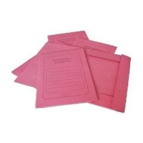 Ful Pembe 50'li Kulaklı Kapaklı Karton Dosya