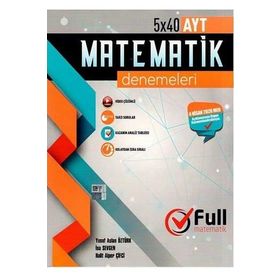 Full Matematik Yayınları AYT Matematik 5x40 Denemeleri