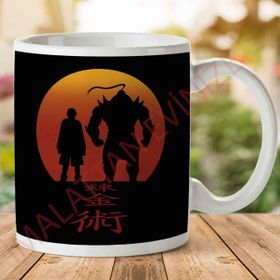 Full Metal Alchemist Red Background Baskılı Kupa
