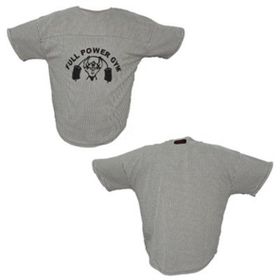 Full Power Gym Beyaz Siyah Çizgili Ragtop Spor T-shirt