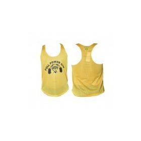 Full Power Gym Hardal Sarısı Fileli Erkek Atlet
