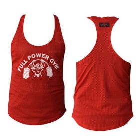Full Power Gym Kırmızı Fileli Erkek Atlet