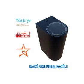 Full Reyon Çift Yönlü Dekoratif Siyah Duvar Aplik
