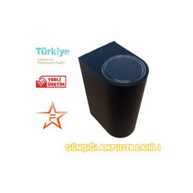 Full Reyon Çift Yönlü Dekoratif Siyah Duvar Aplik