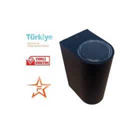 Full Reyon Çift Yönlü Dekoratif Siyah Duvar Aplik