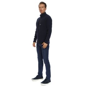 Full Zip Fleece Lacivert Erkek Sweatshirt