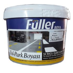 Füller 2.5 lt Su Bazlı Sarı Yol Çizgi Boyası