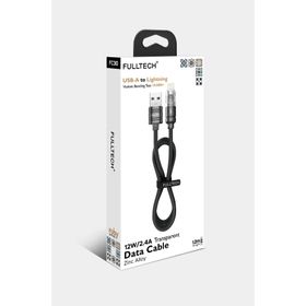 Fulltech FC30 2.4A 12W USB-A to Lightning 1.2 mt Şarj Kablosu