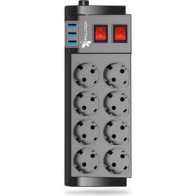 Fulltech FTR-08 3X USB 2 m 8'li Priz Uzatma Kablosu