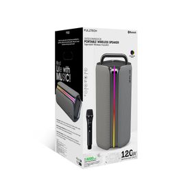 Fulltech FXS2 Taşınabilir Kablosuz Gri Bluetooth Hoparlör