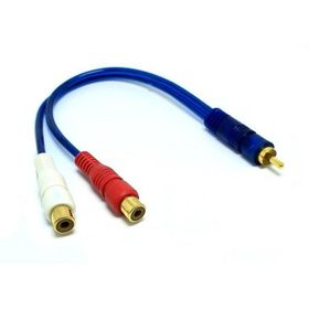 Fully 1RCA Dişi - 2RCA Erkek 30 cm 2 Adet Y Kablo