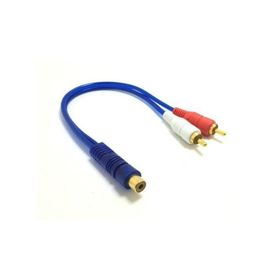 Fully 1RCA Dişi - 2RCA Erkek 30 cm 2 Adet Y Kablo