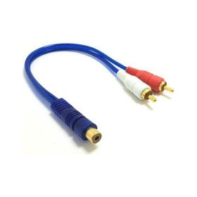 Fully 1RCA Dişi - 2RCA Erkek 30 cm 2 Adet Y Kablo