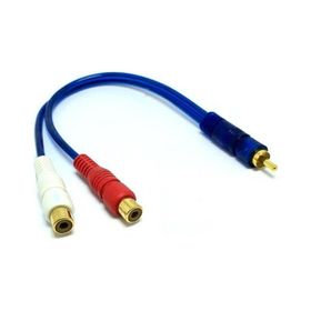 Fully 1RCA Dişi - 2RCA Erkek 30 cm 2 Adet Y Kablo