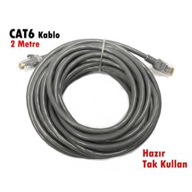 Fully 2 m CAT6 Hazır Fişli Tak Kullan Kablo