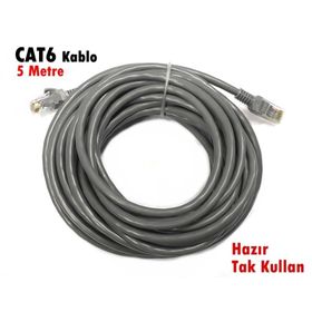Fully 5 m CAT6 Hazır Fişli Kablo
