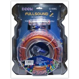 Fully 8Ga 800W Oto Anfi Silikon Kablo Seti